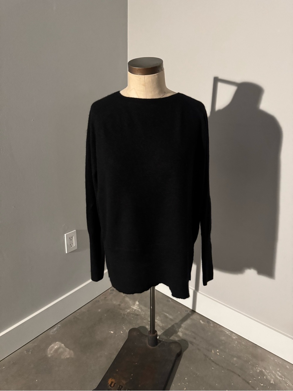Vince Black Crewneck Sweater